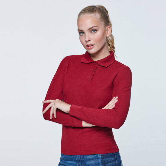 Дамска Тениска с Дълъг ръкав и Яка POLO UNIFORM