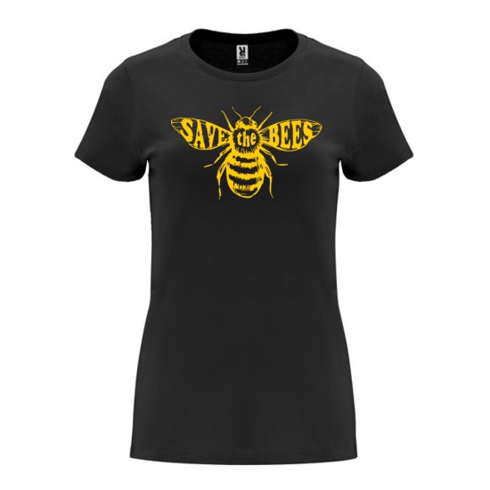 Дамска тениска с щампа Save The Bees Дамска тениска с щампа Save The Bees