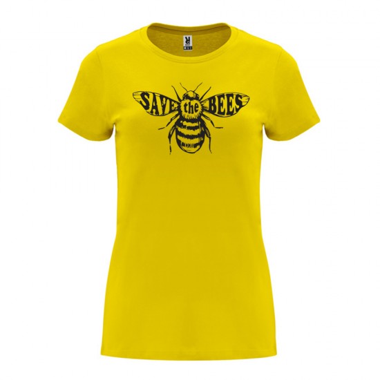 Дамска тениска с щампа Save The Bees Дамска тениска с щампа Save The Bees