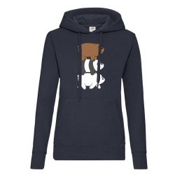 Дамски суичър с щампа THREE BEARS